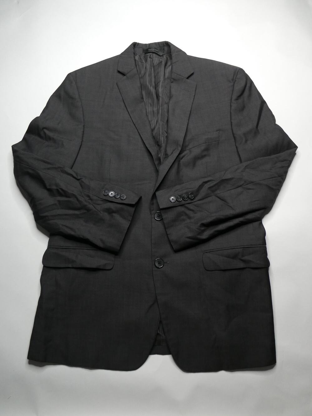 Calvin Klein slim fit sport coat, 40R, dark gray, 100% wool